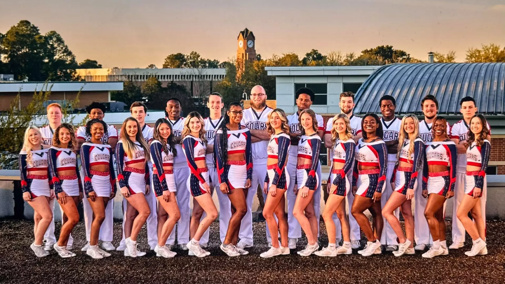 College cheerleading